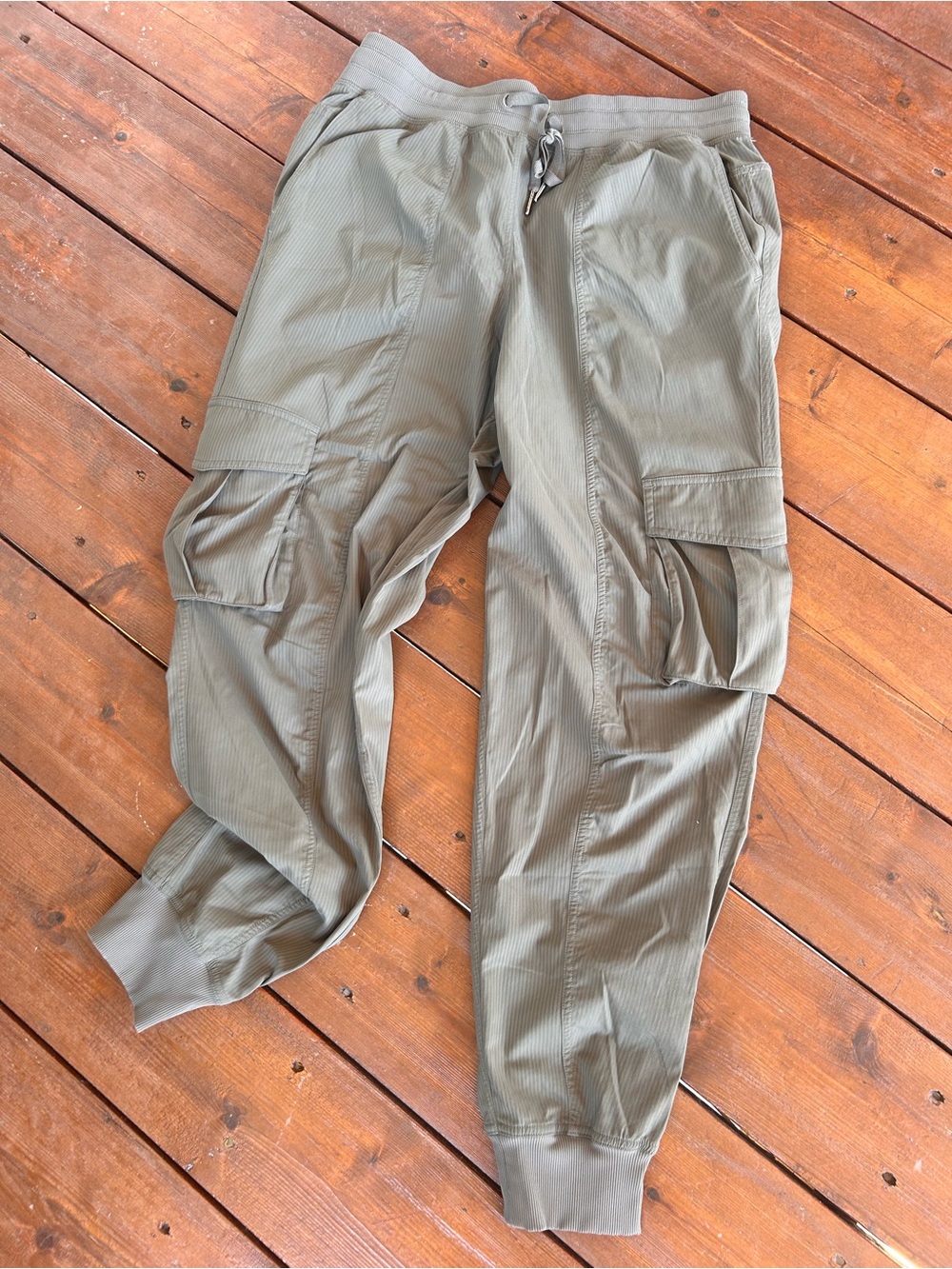 lululemon athletica Olive Green Cargo Jogger Pants